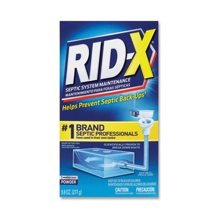 Reckitt Benckiser RID-X, Septic System Treatment Concentrated Powder, 9.8 Oz, 12PK 80306